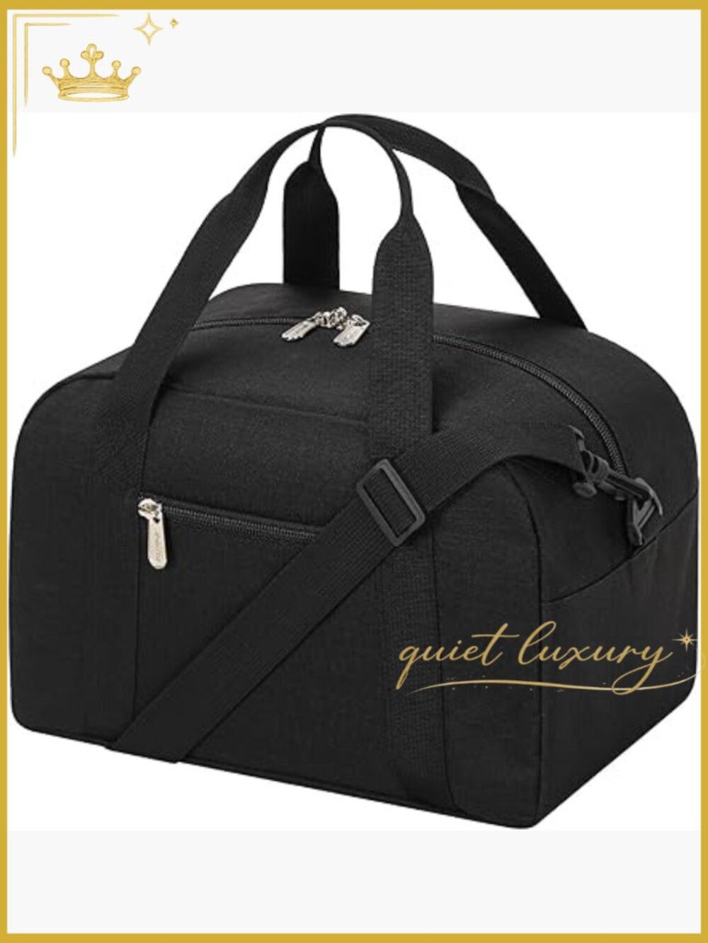 Mini Duffle Bag for Overnight Travel & Gym Locker